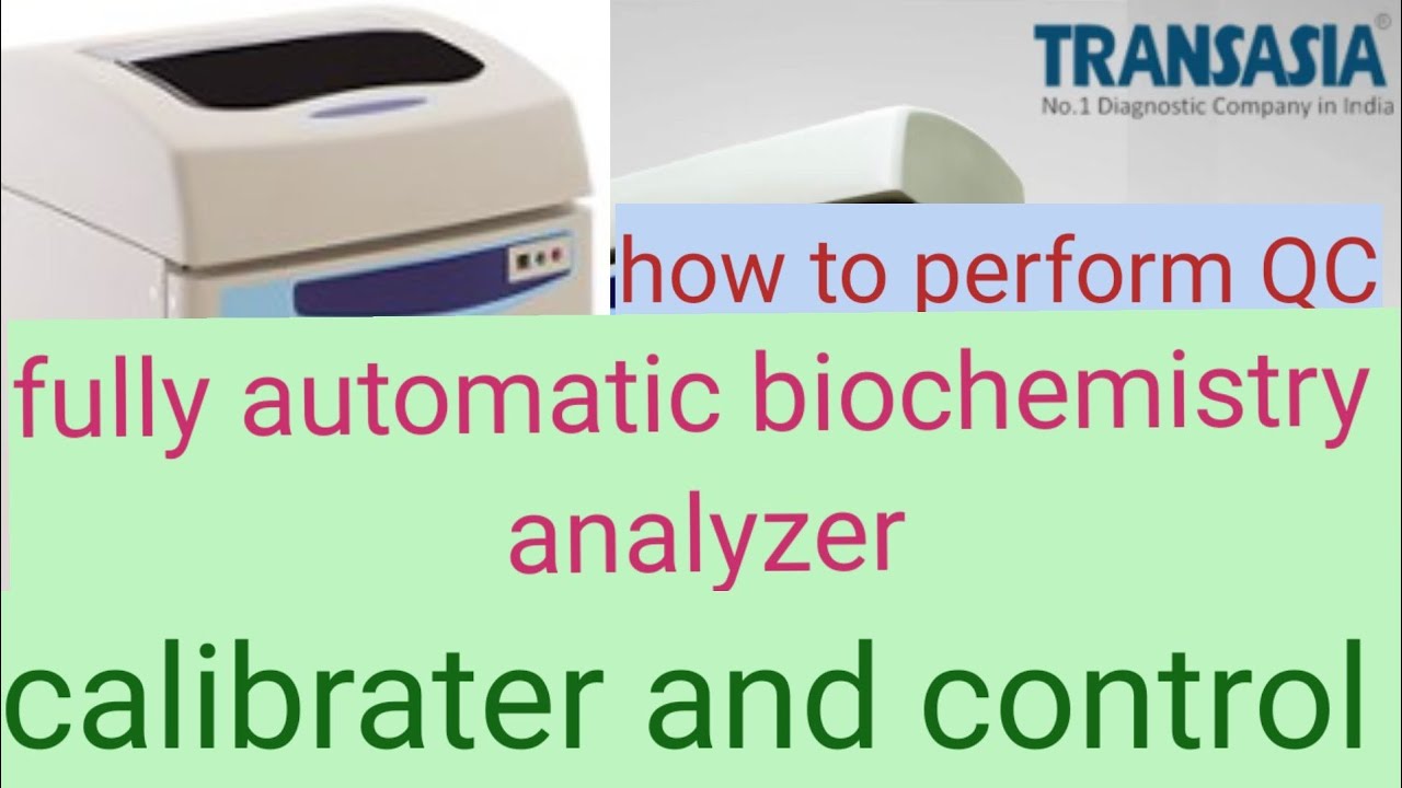 Calibrate fully automatic biochemistry analyzer /calibration and control earba EM360 in hindi