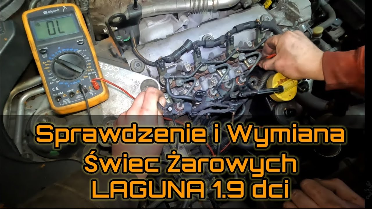 Stachu Radzi #2 Sprawdzenie oraz wymiana świec żarowych Renault Laguna II 1.9 dCi