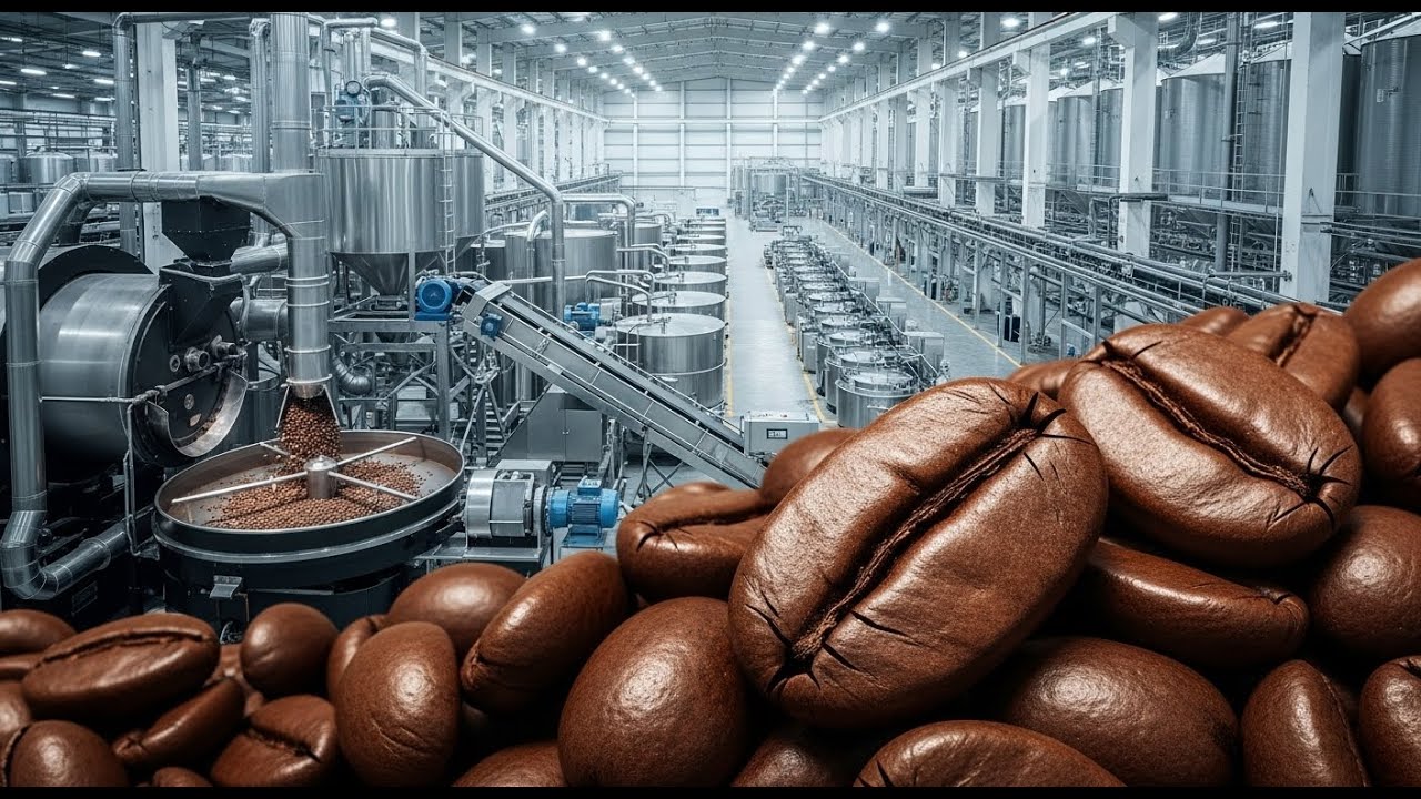 Inside the World’s Largest Instant Coffee Factory