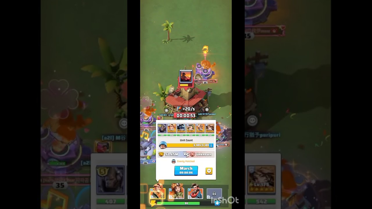 Canyon Storm Battle (TEAM B) A2L #649 & NGz #514 vs NaMu #454 💥 #lastwargameplay #lastwar #gaming 