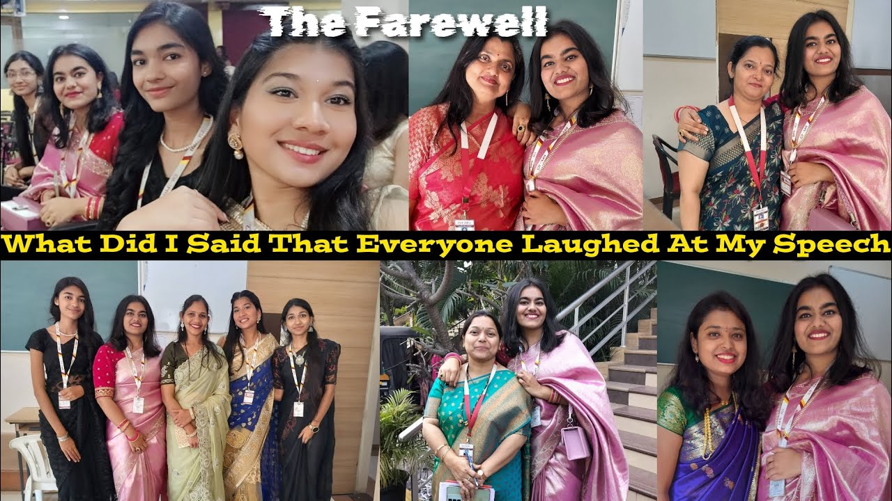 My College Farewell 🥺 | Going To Miss All | What Happened At My Speech 🤨 | Vlog : 79.