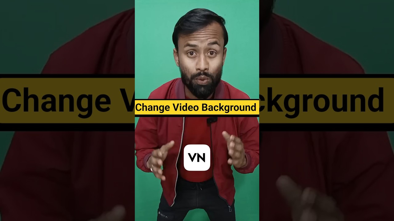 How to change the background of a video | How to change the background of a video using the VN app