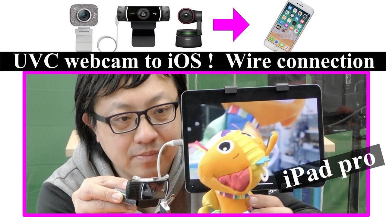 iPadOS17 ?? NO!!! USB camera connect to iOS ! support API & VLC & live streaming #ipados17