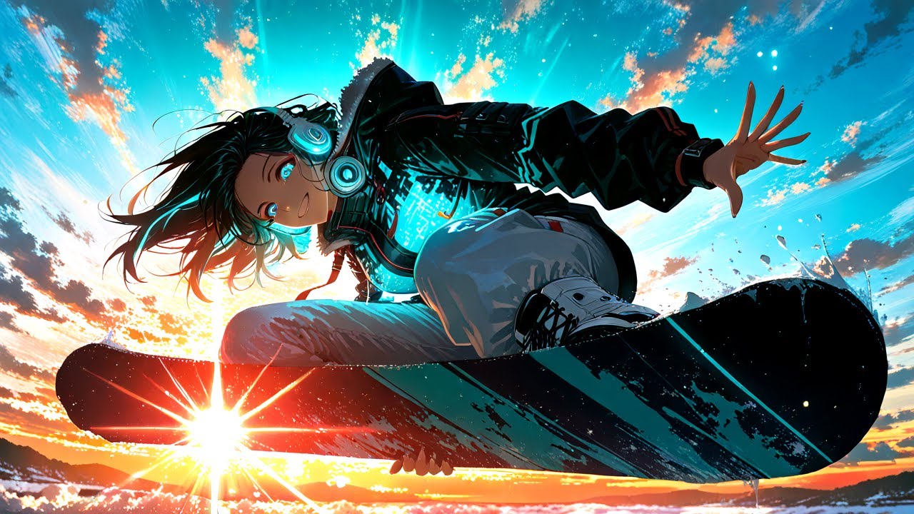 KOTO SNOW RIDE - Halfpipe & Powder Sessions | 9 Snowboard Tracks | Boom Bap, Trap, DnB x Wagakki BGM