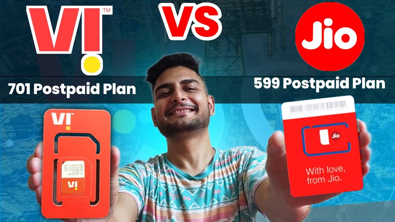 Jio 599 VS Vi 701 | Unlimited Data  Postpaid Plan Details | Comparison