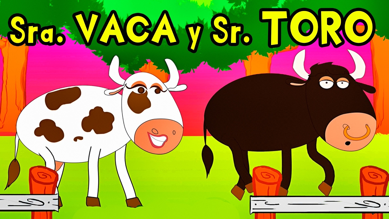 SEÑORA VACA Y SEÑOR TORO - canciones de la granja - Videos para NIños - Lunacreciente