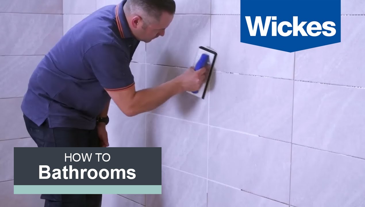 Как затирать швы плитки с помощью Wickes