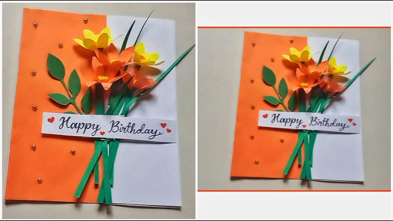 Diy Birrhday Card Idea|Handmade Greeting Card Idea