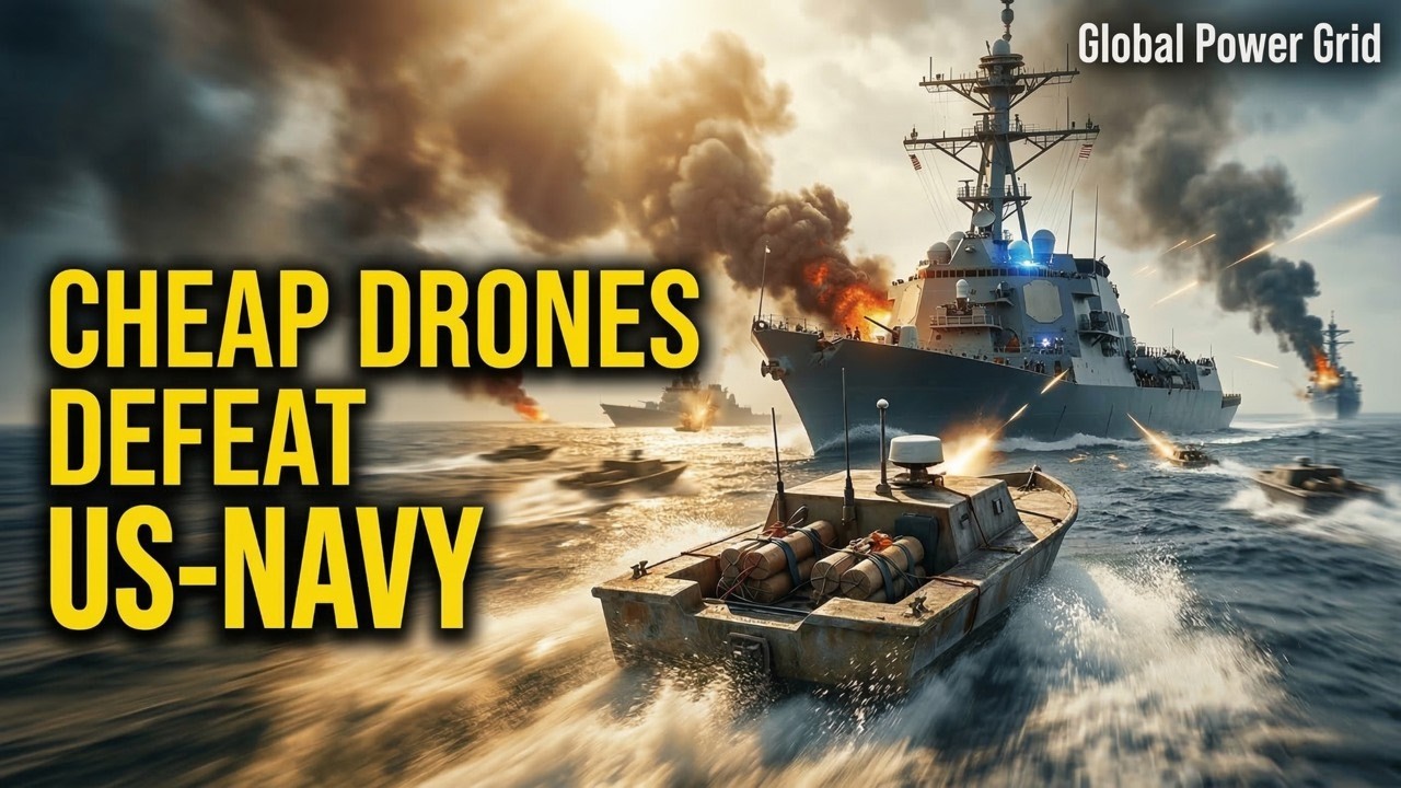 $40 Billion vs $500: How Cheap Drones Could Defeat the U.S. Navy and Halt the Global Economy 💥🌍