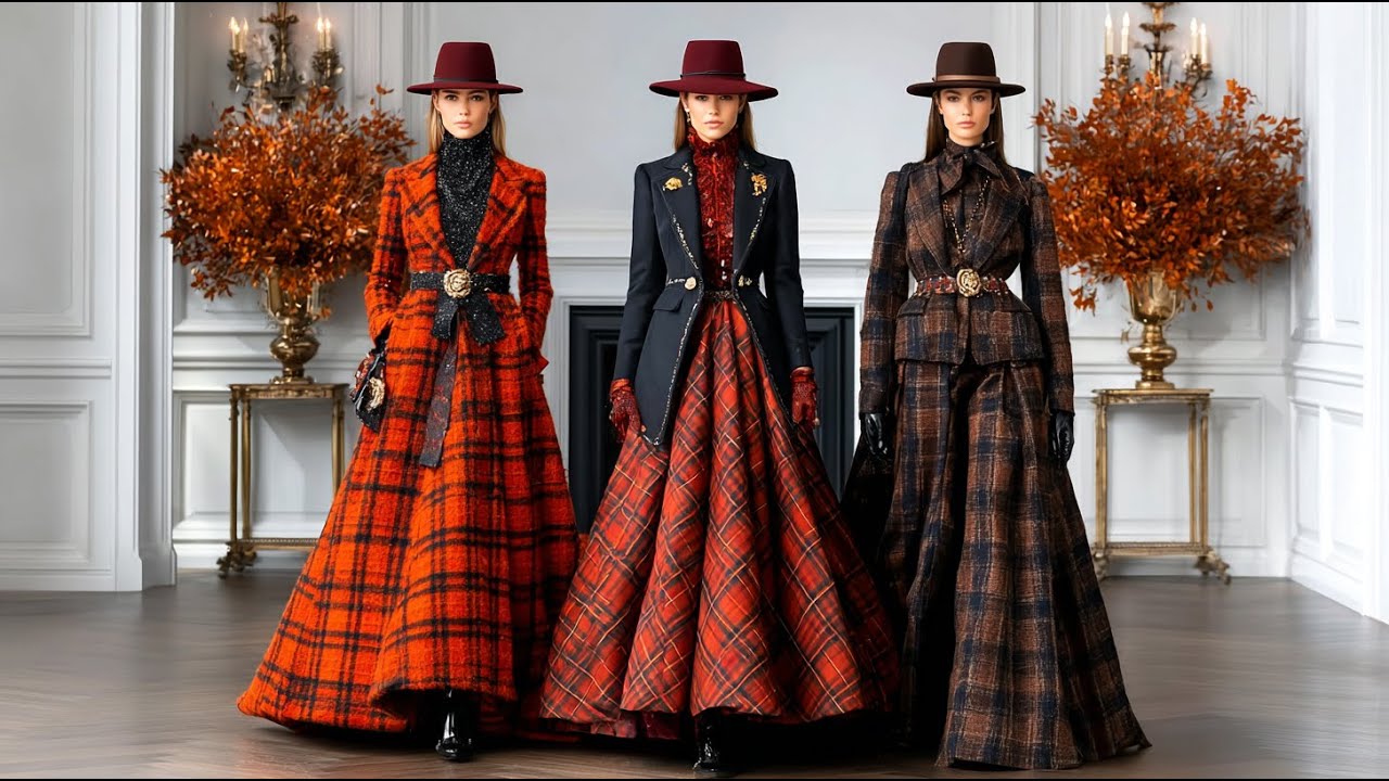 Коллекция Ralph Lauren осень-зима 2026: ржаво-оранжевый и насыщенный эспрессо. Классический стиль...