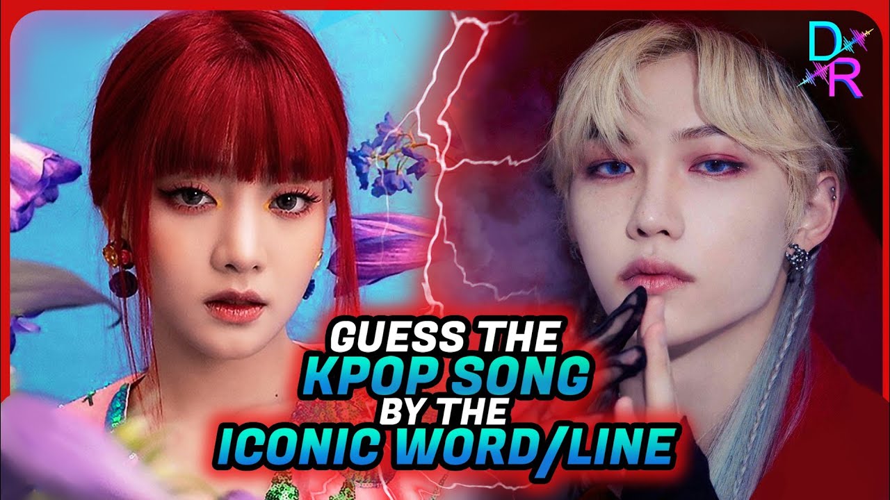 GUESS THE KPOP SONG BY THE ICONIC WORD/LINE|| KPOP GAME