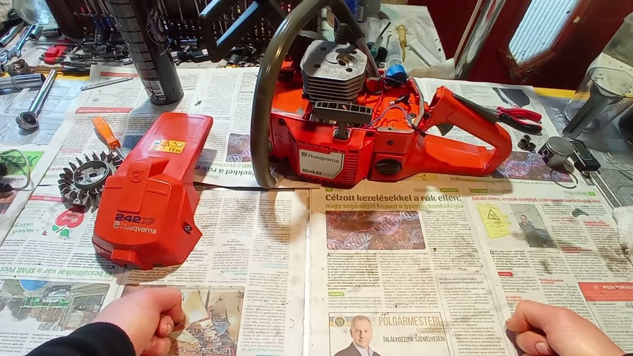 Husqvarna 242 xp és a nem létező kompresszió -Part 1