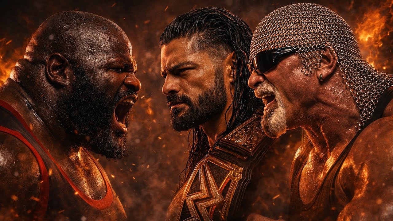Roman Reigns vs Mark Henry vs Scott Steiner — Triple Threat Monster Clash!