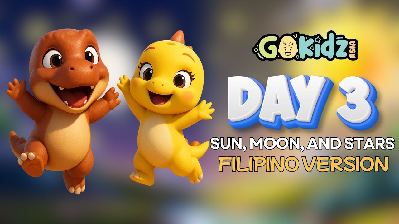 CREATION STORY |  DAY 4 SUN MOON AND STARS | FILIPINO VERSION  | BIBLE STORY FOR KIDS