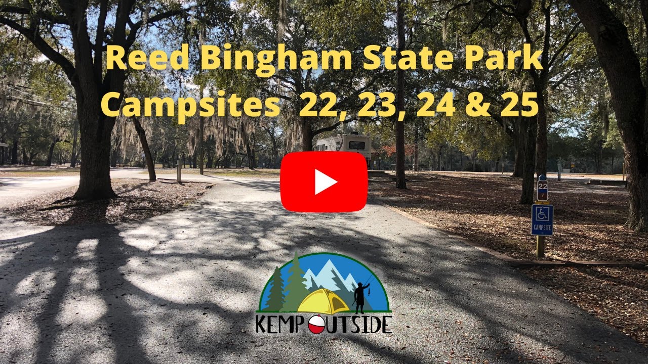 Reed Bingham State Park Campsites 22, 23, 24 & 25 | Camping in Georgia | Campsite Reviews