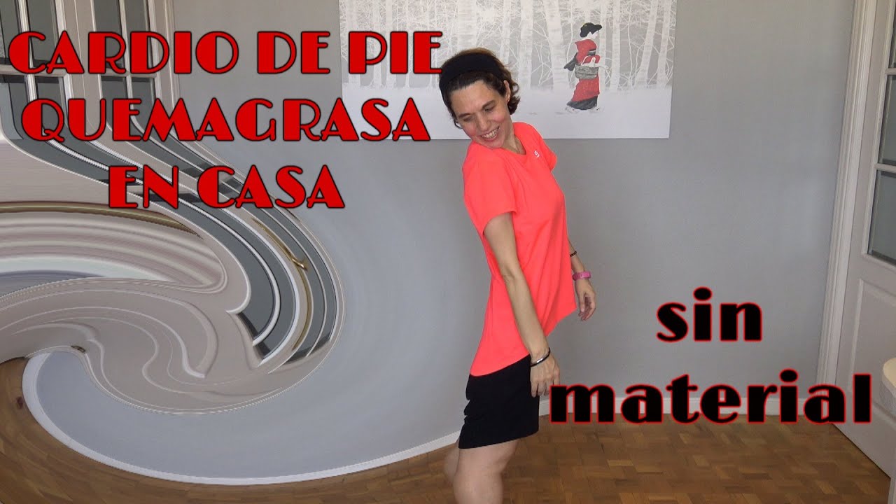 Rutina Abdominales de pie 30 minutos para quemar grasa sin material/ Abdomen plano/ kanimoo