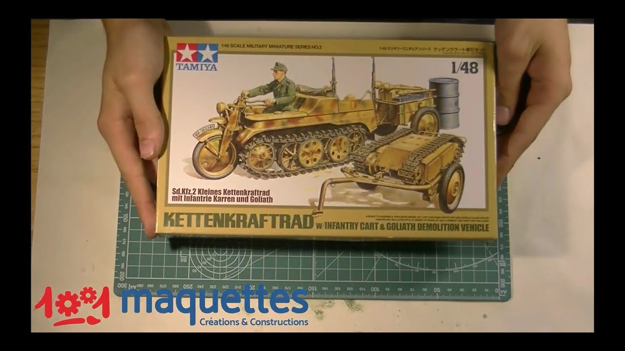 Tutoriel: Kettenkraftrad TAMIYA TA32502 1/48 par Thomas Benavent