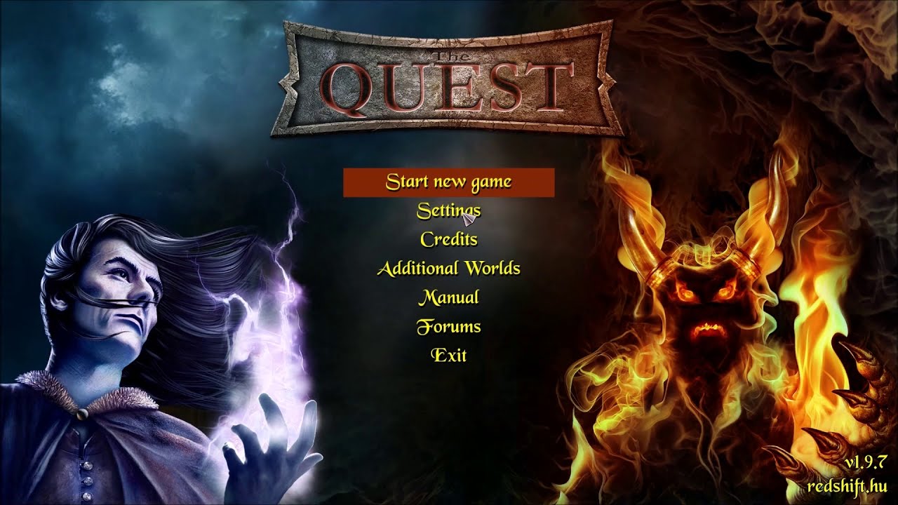 Playing The Quest. old school style dungeon crawler RPG. 60 fps