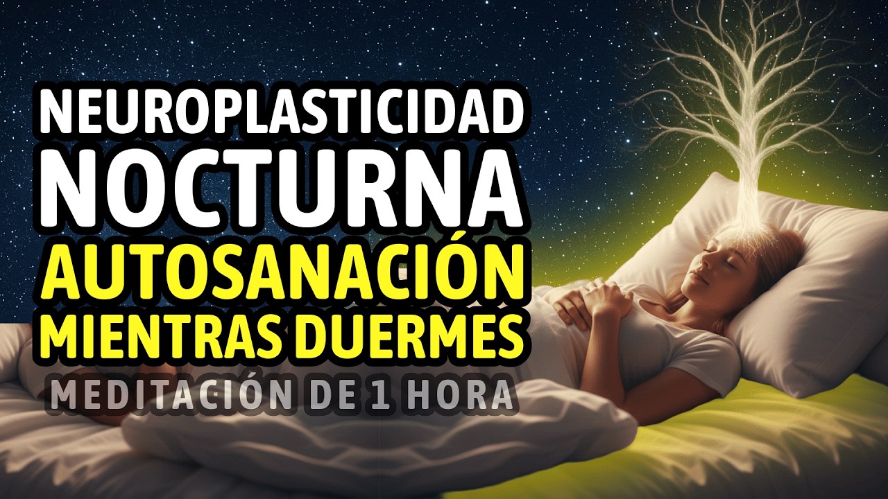 (1 Hora) Neuroplasticidad Nocturna | AUTOSANACIÓN Mientras Duermes | Meditación para Dormir