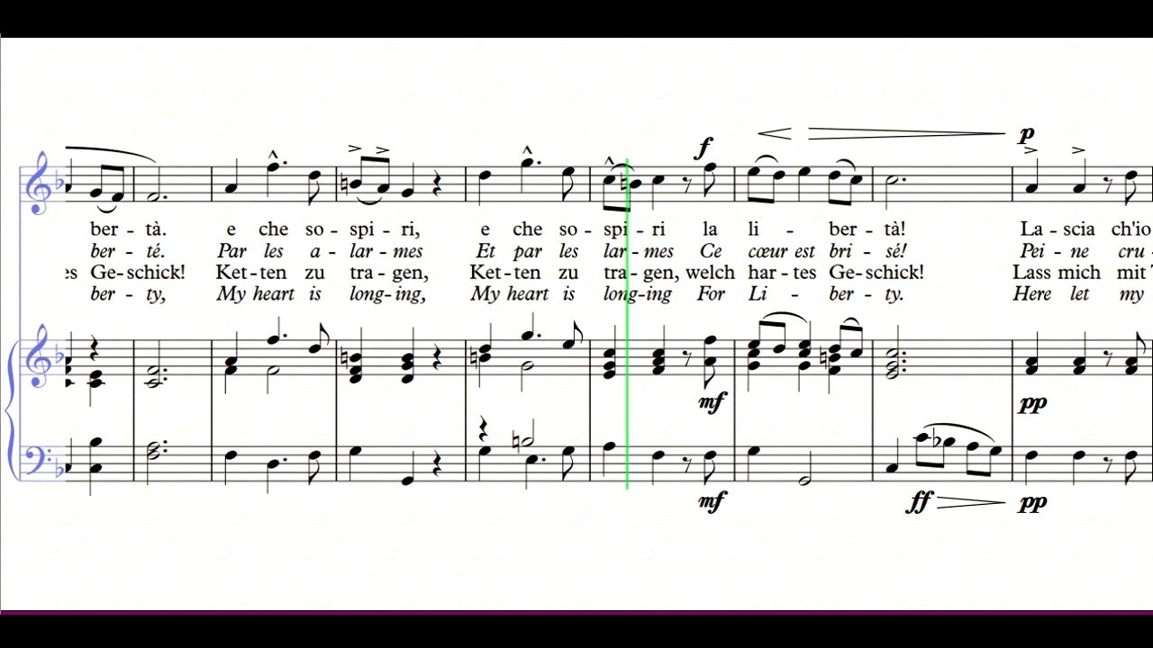 Lascia ch'io pianga - Dm - Georg Friedrich Händel
