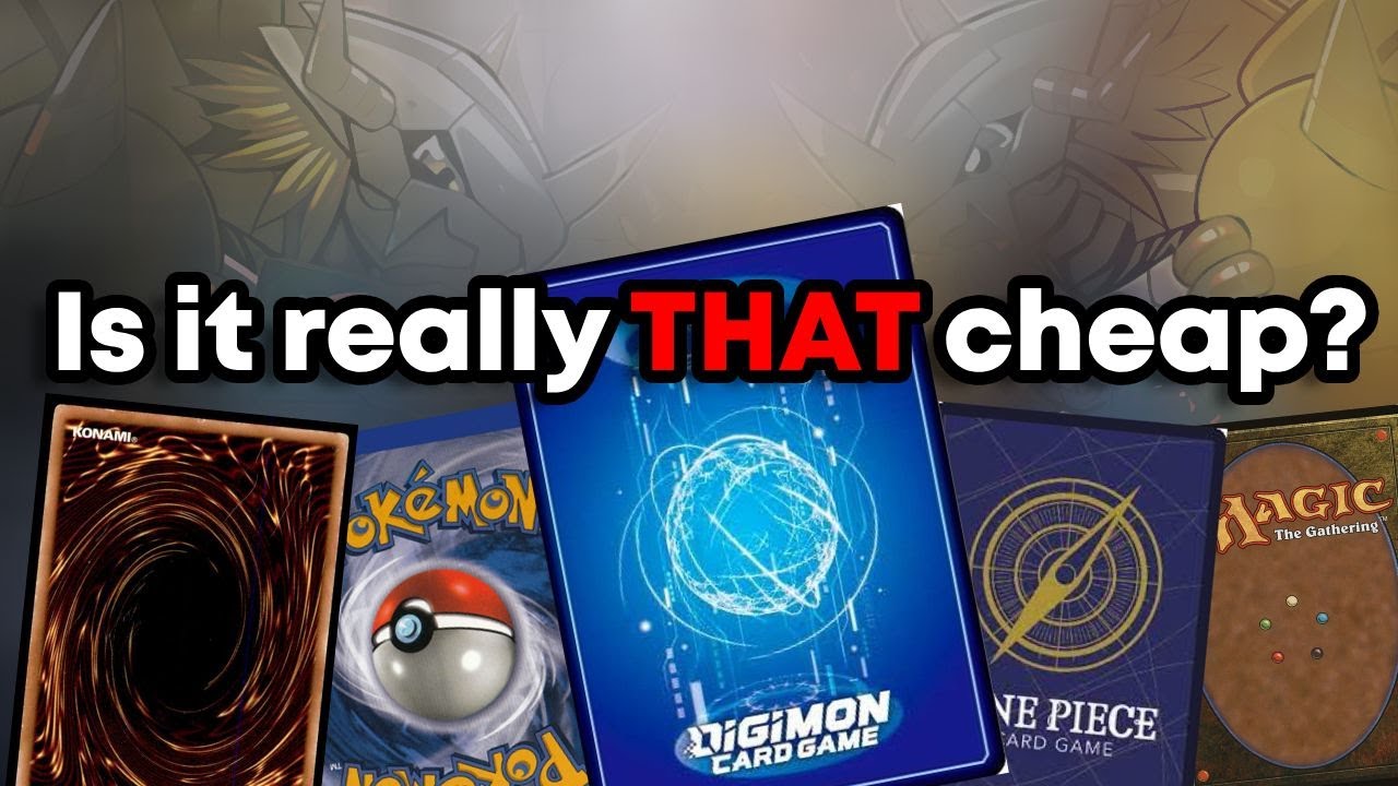 Действительно ли карточная игра Digimon такая дешевая, как о ней говорят?