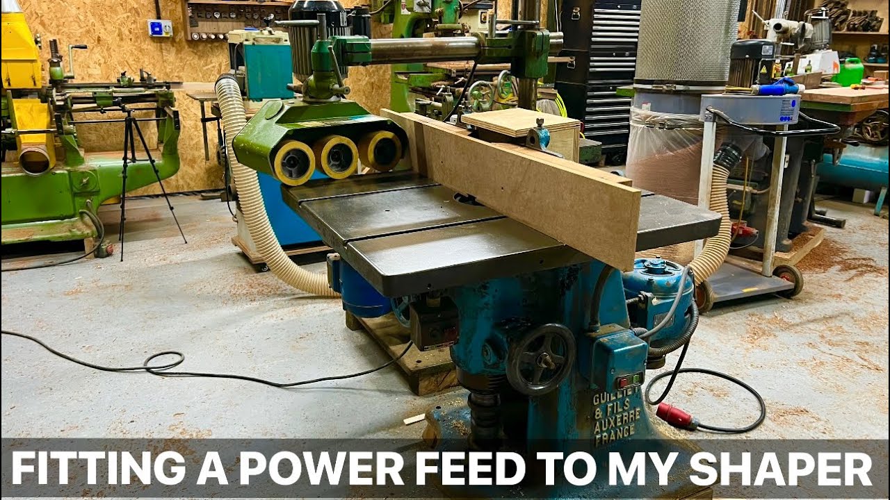 Fitting a power feed on my shaper