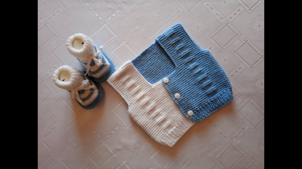 Плетено Елече #81 (knitted vest) (colete de malha passo a passo) (вязаный жилет) (örme yelek)