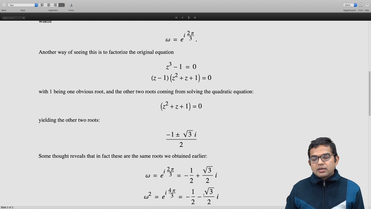 mod01lec04 - Roots of unity
