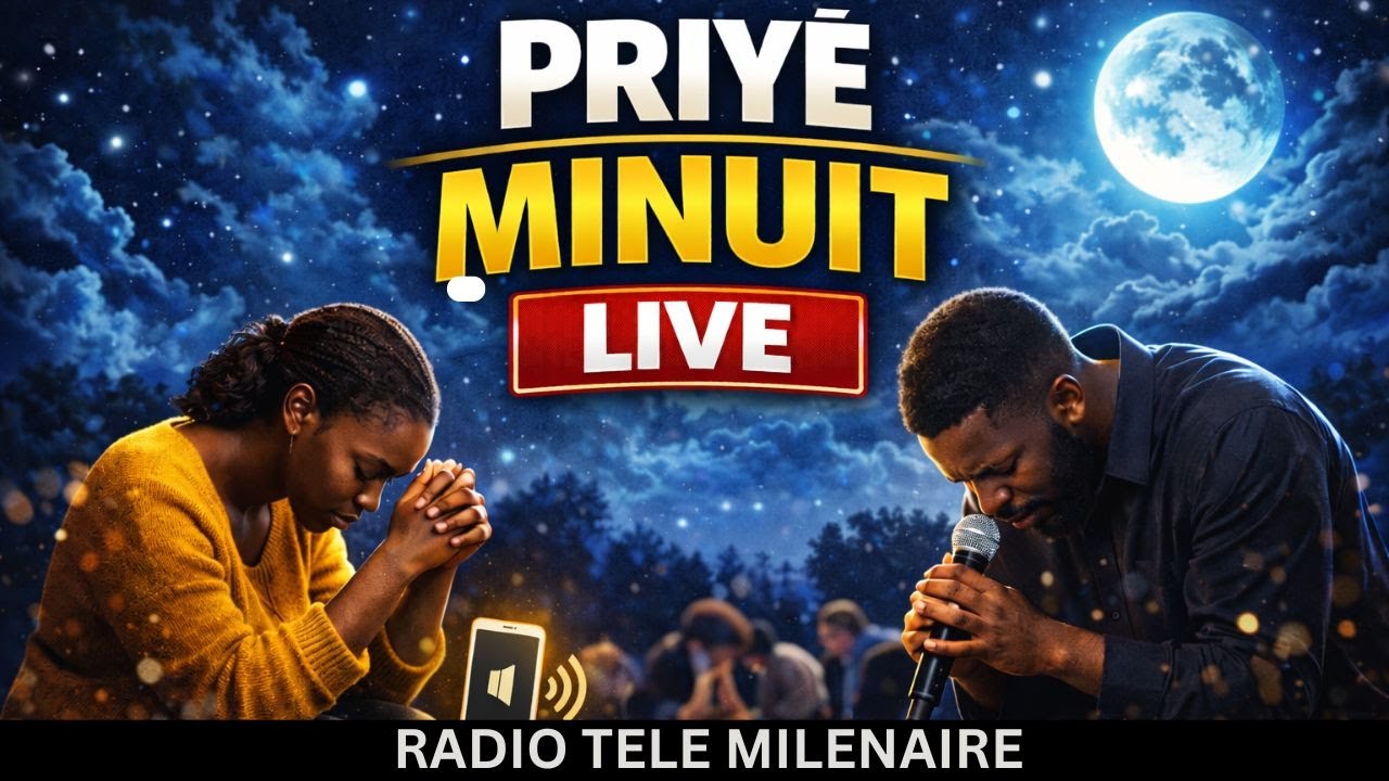 Rantre nan Priyè Minuit Live, kote syèl la louvri e Bondye ap reponn lapriyè ou 🙏🌙🔥