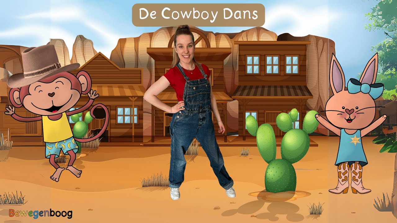 De Cowboy Dans | Bewegenboog | Dans mee | Country | Western | Lijndans | Peuterdans | Kleuterdans |