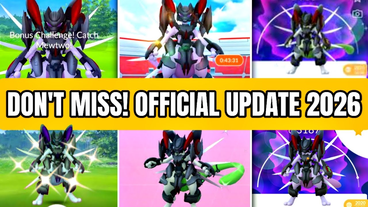 *SHINY ARMORED MEWTWO* IN POKEMON GO OFFICIAL UPDATE VIDEO BY OG SHENTOGO POKEMON GO.
