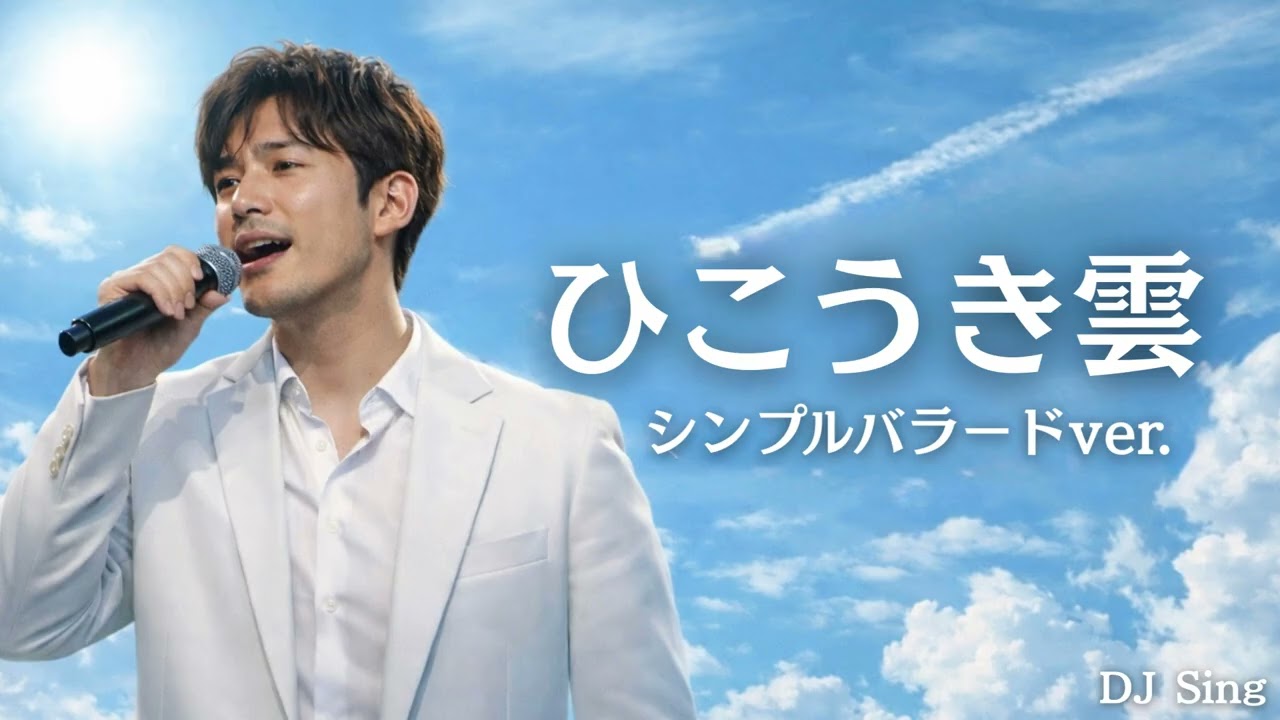【ひこうき雲】【Simple ballad ver.】【ユーミン】