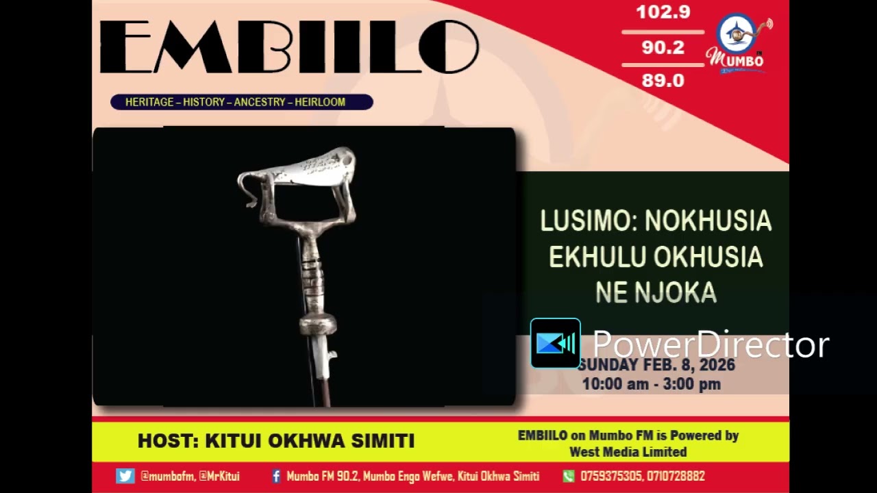MUMBO FM #Embiilo - #EbarasaYeMumbo - Kuka Simo Kilong'i - HOSTED BY KITUI OKHWA SIMITI