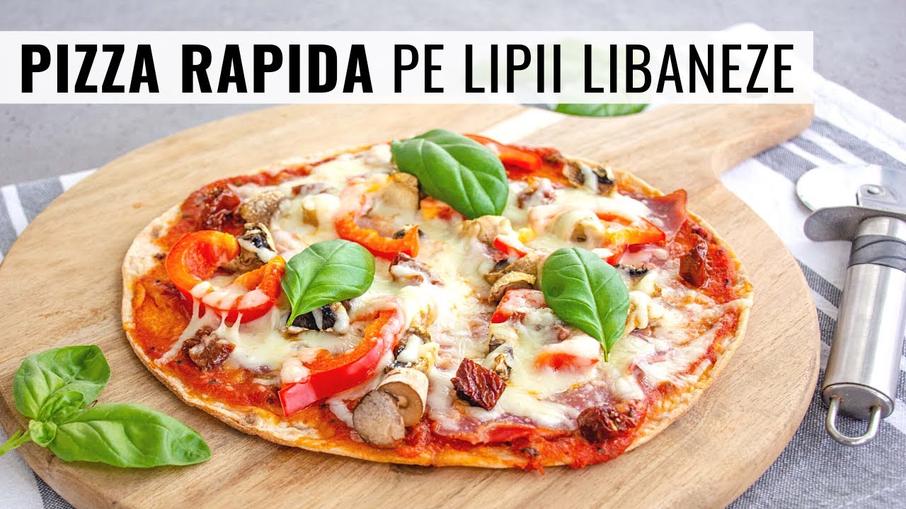 🍕 GATA &Icirc;N 10 minute și e PERECTĂ! Cea mai rapidă rețetă de PIZZA!