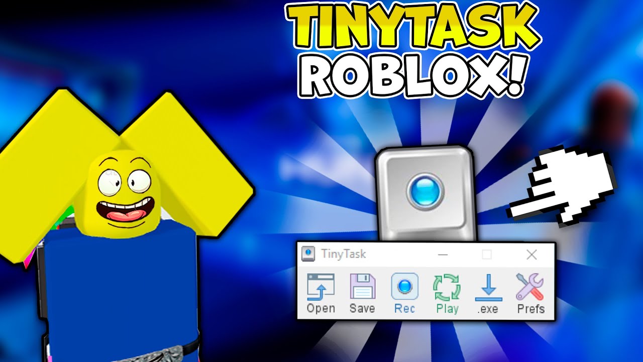 HOW TO DOWNLOAD AND USE THE *TinyTask* AUTOCLICKER, USING ARM WRESTLE SIMULATOR! ROBLOX!