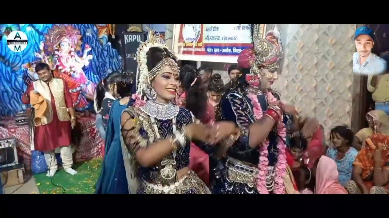 ढप ढोल बजाऊंगी |— Dap Dhol Bajaungi || जागरण में गजब झूमे राधा-कृष्ण [] creator by #Lokendra_Kumar