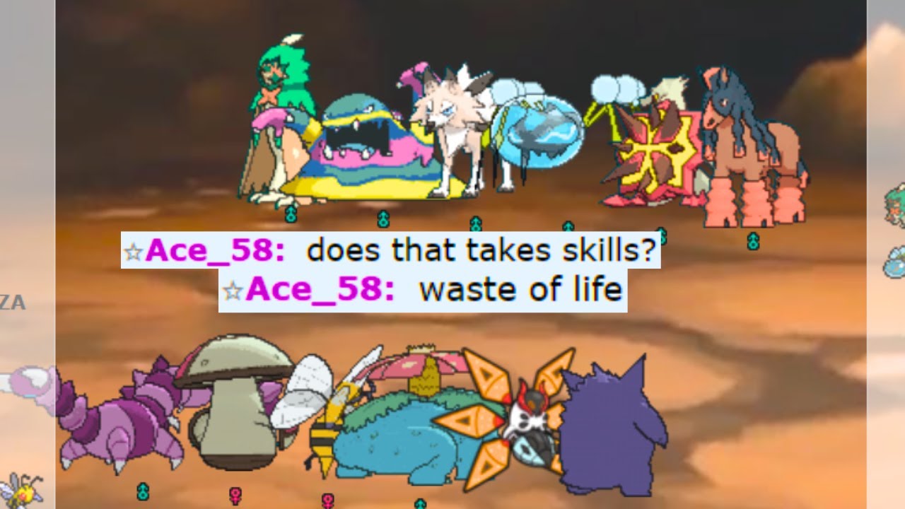 WHEN YOU DESTROY NOOB SALTY KID WITH UU'S MONO POISON TEAM ON POKEMON SHOWDOWN !!