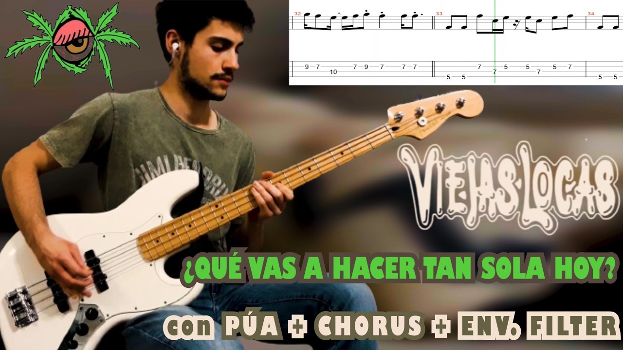 ¿Qué Vas A Hacer Tan Sola Hoy? - Cover de Bajo + TAB Original | Viejas Locas @viejaslocasoficial
