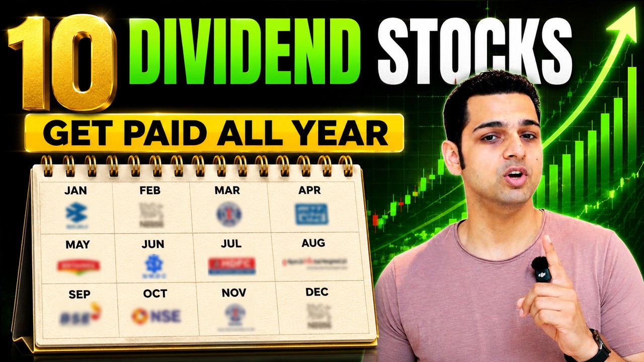 10 Dividend Stocks for Passive Income | Build a Dividend Portfolio by Rohit Tripathi - SEBI Regd RA