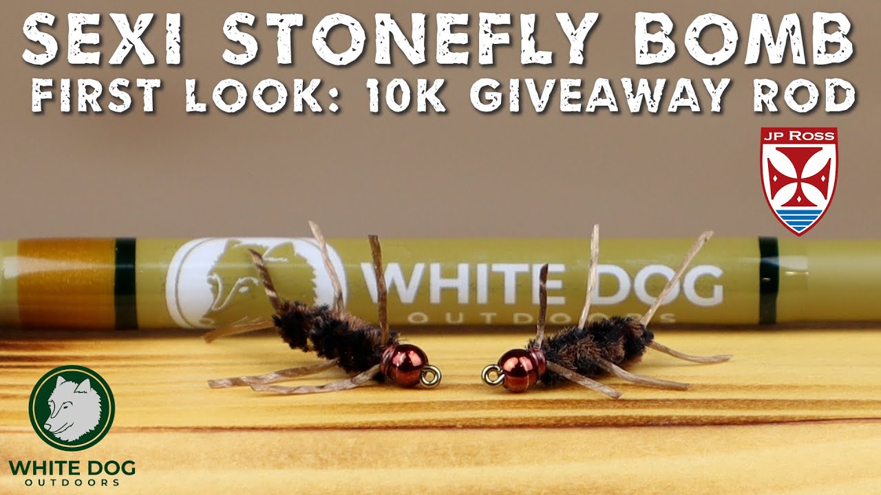 Fly Tying - Sexi Stonefly Bomb | First Look at the 10K Giveaway Rod - JP Ross Fly Rods