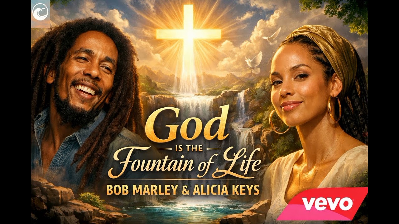 God is the fountain of life_ Bob Marley ft Alicia key (official Gospel raggae lyrics)