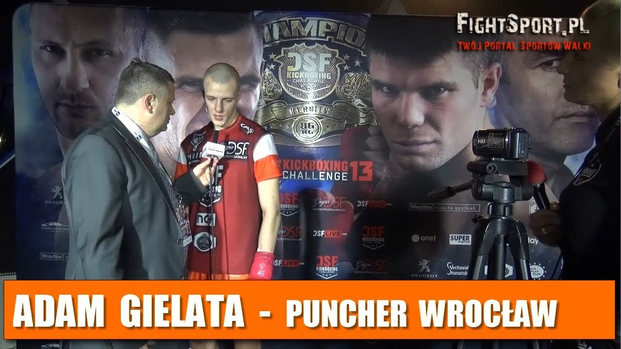 Adam Gielata po zwycięstwie na DSF Kickboxing Challenge 13