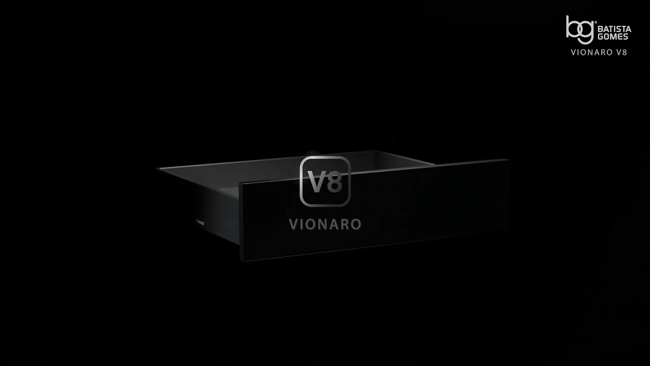 VIONARO V8 - Sistema de lateral de gavetas de 8mm