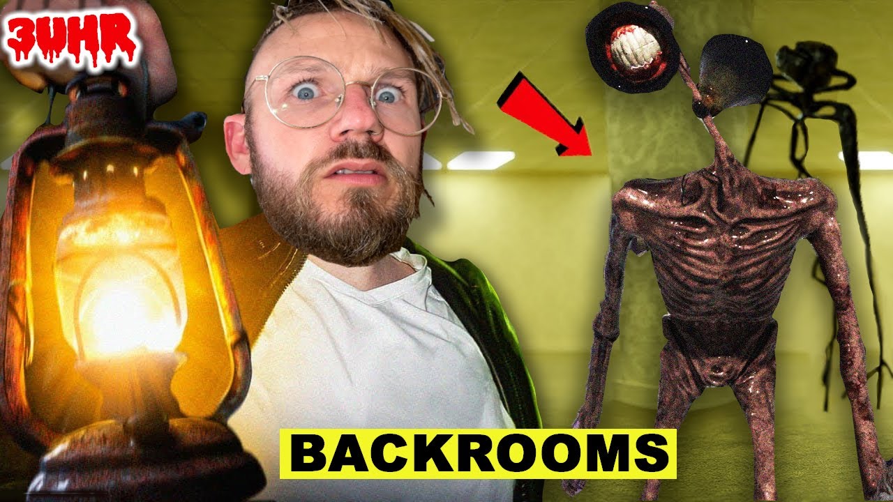 SIREN HEAD ist in BACKROOMS um 3 UHR NACHTS gefangen!! | KAMBERG TV