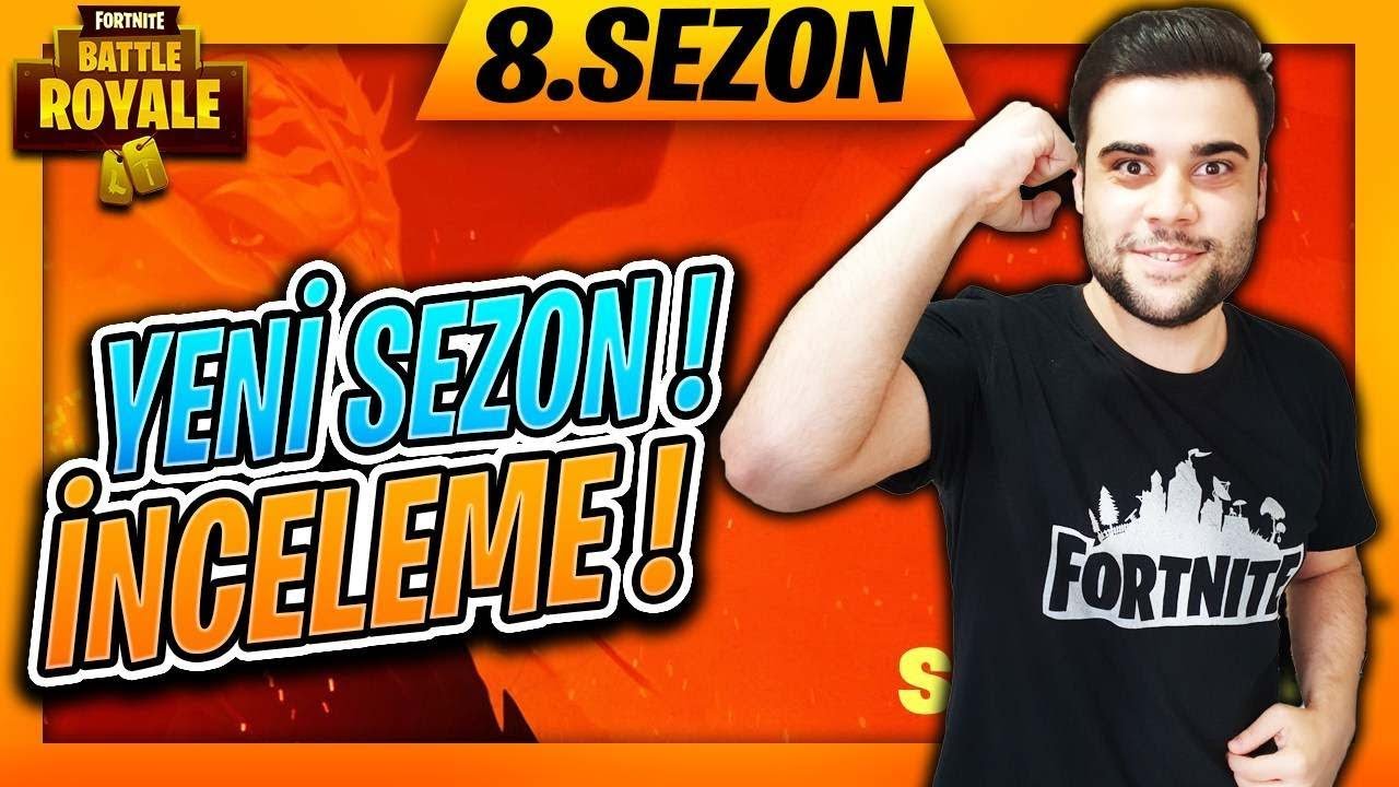 YENİ 8.SEZON GELDİ ! FORTNITE BATTLE ROYALE (OYUN DEĞİŞTİ)