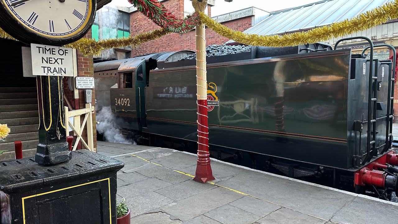 (4K) SEND Santa Special at East Lancashire Railway 25/11/2023