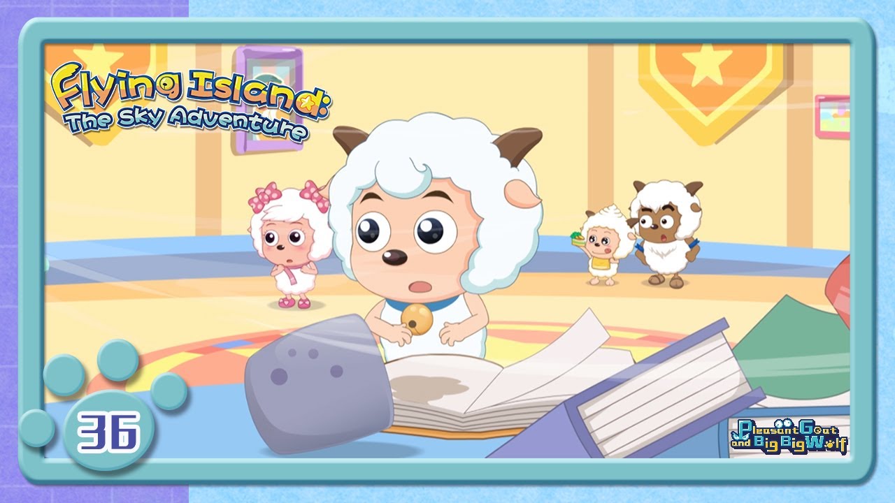 Escaping the Storm | Adventure cartoon | for kids | EP36 | funny | Pleasant goat and big big wolf