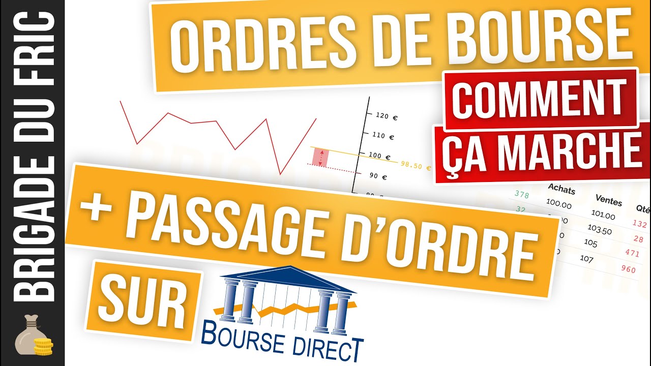 Ordres de bourse + Passage d'ordre sur Bourse Direct
