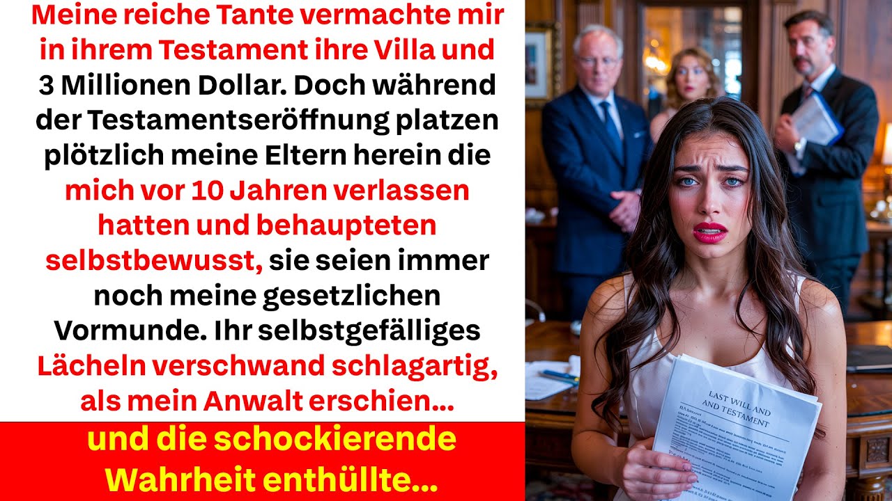 Meine Eltern beanspruchten mein Erbe bis mein Anwalt auftauchte und sie verstummen lie&szlig;.