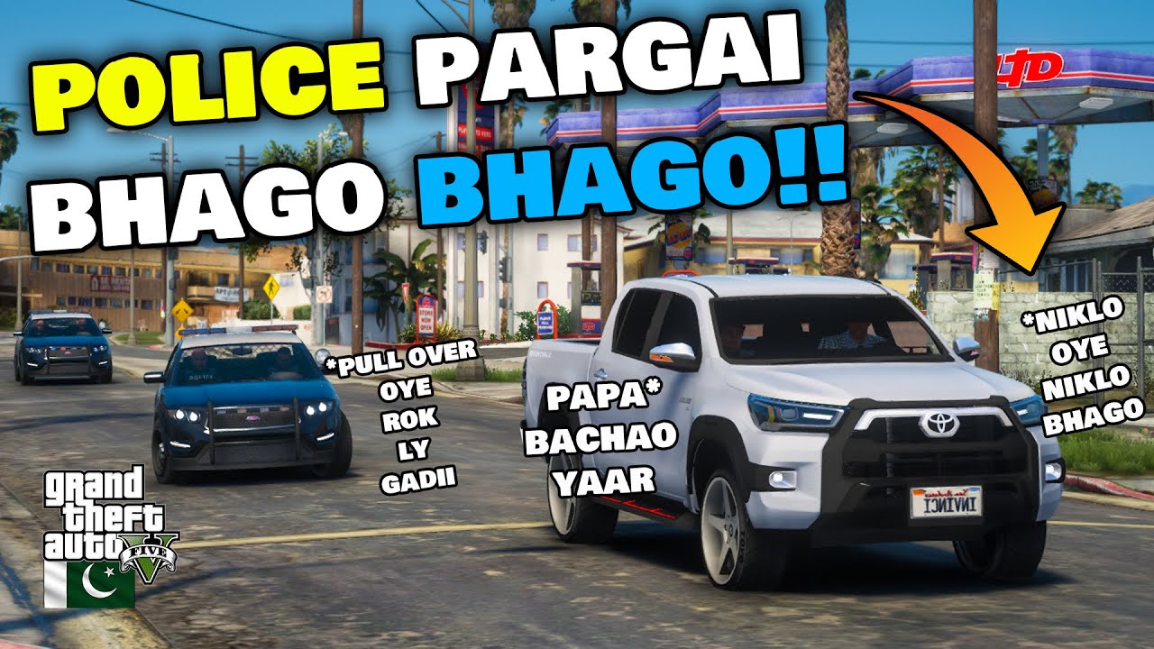 GTA 5 Pakistan | DADA ABU VS POLICE | STEALING 
